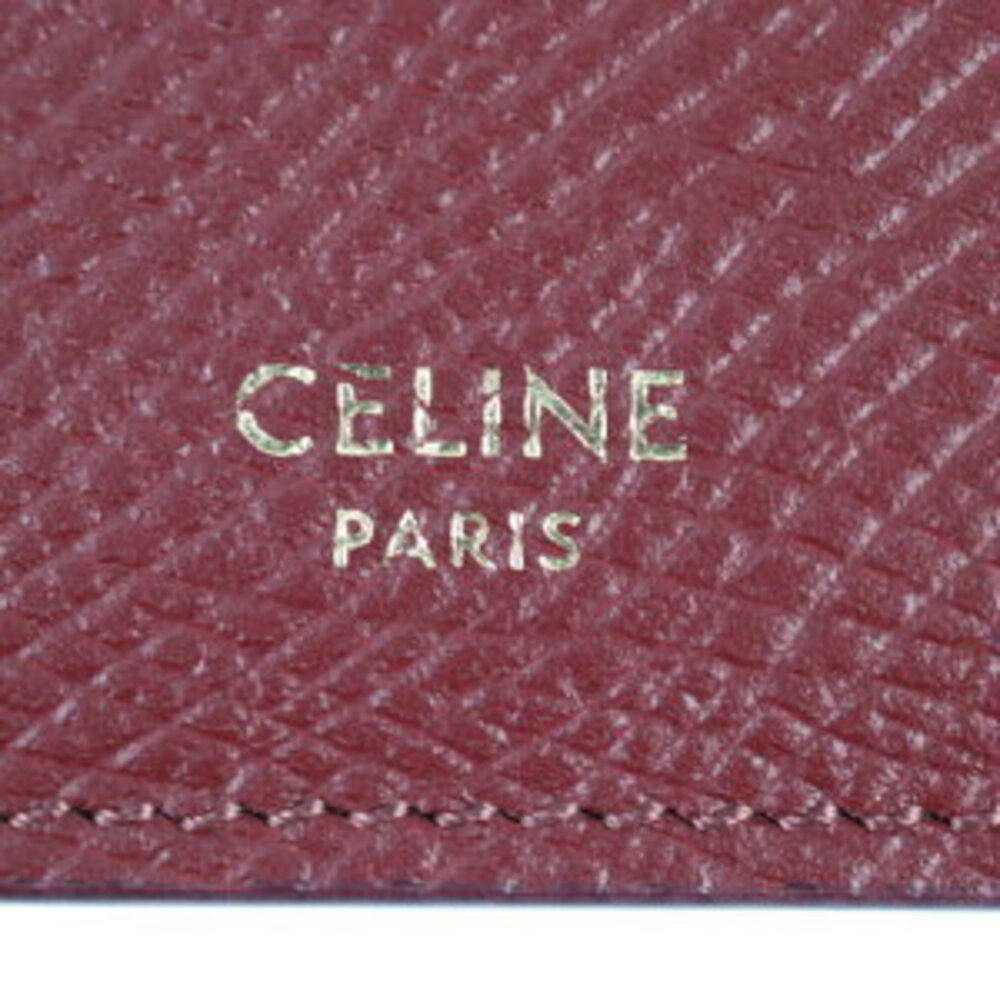 Celine Multi Function card holder Wallet burgundy… - image 8